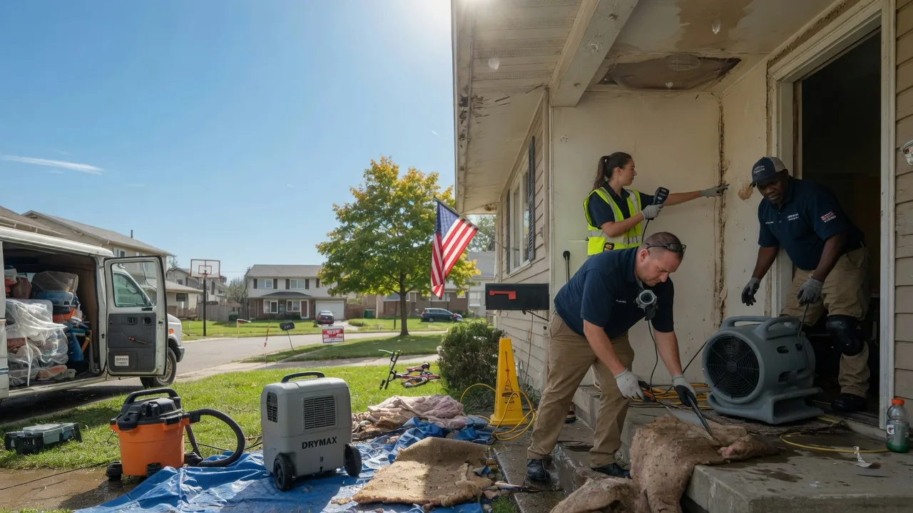 Water Damage Restoration in Chrisman, IL near me